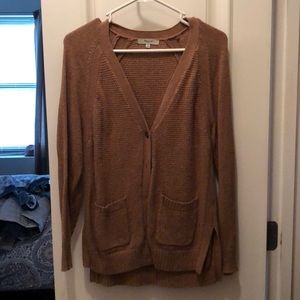 Brown cardigan